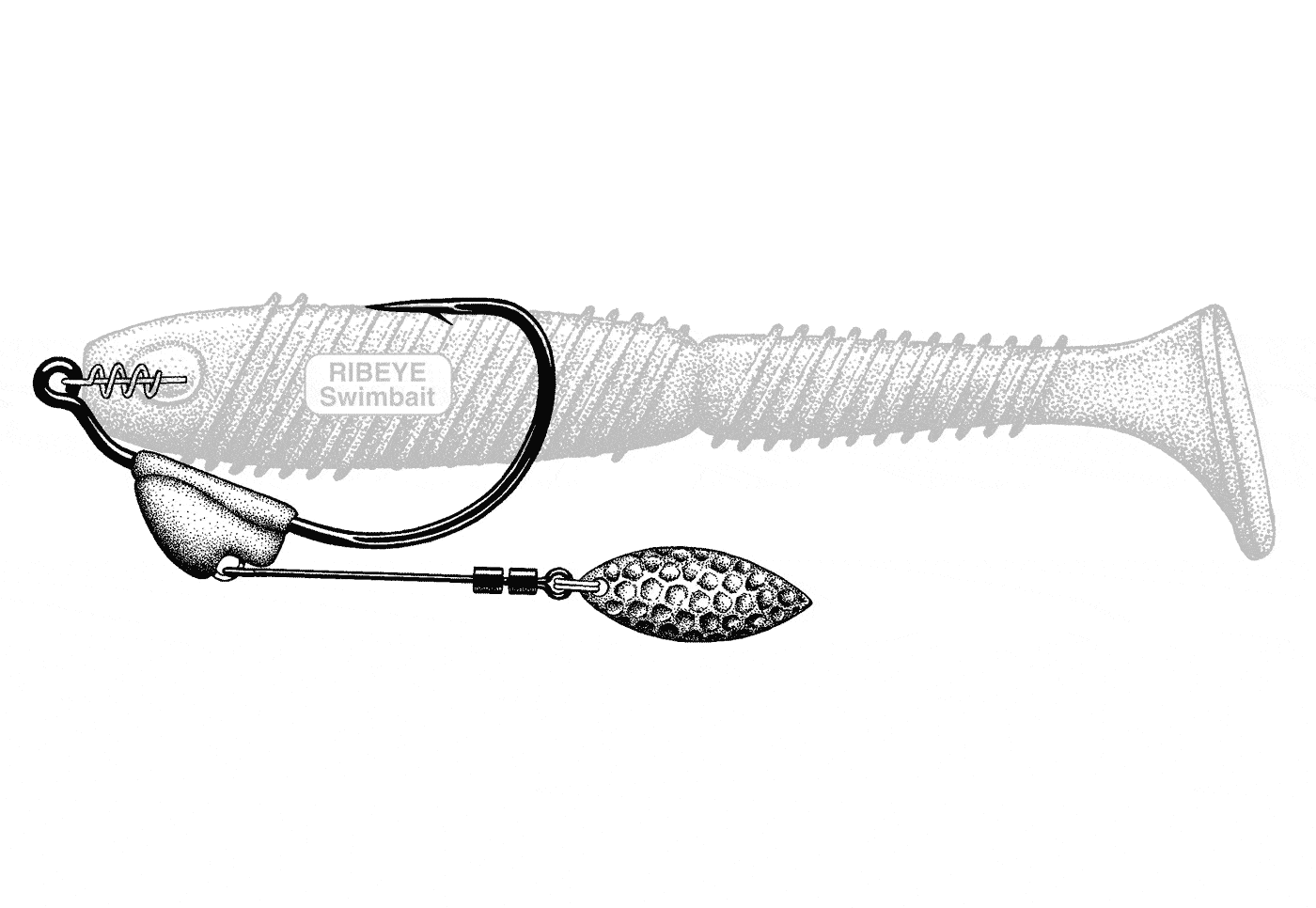 Owner Twist Lock Flashy Swimmer