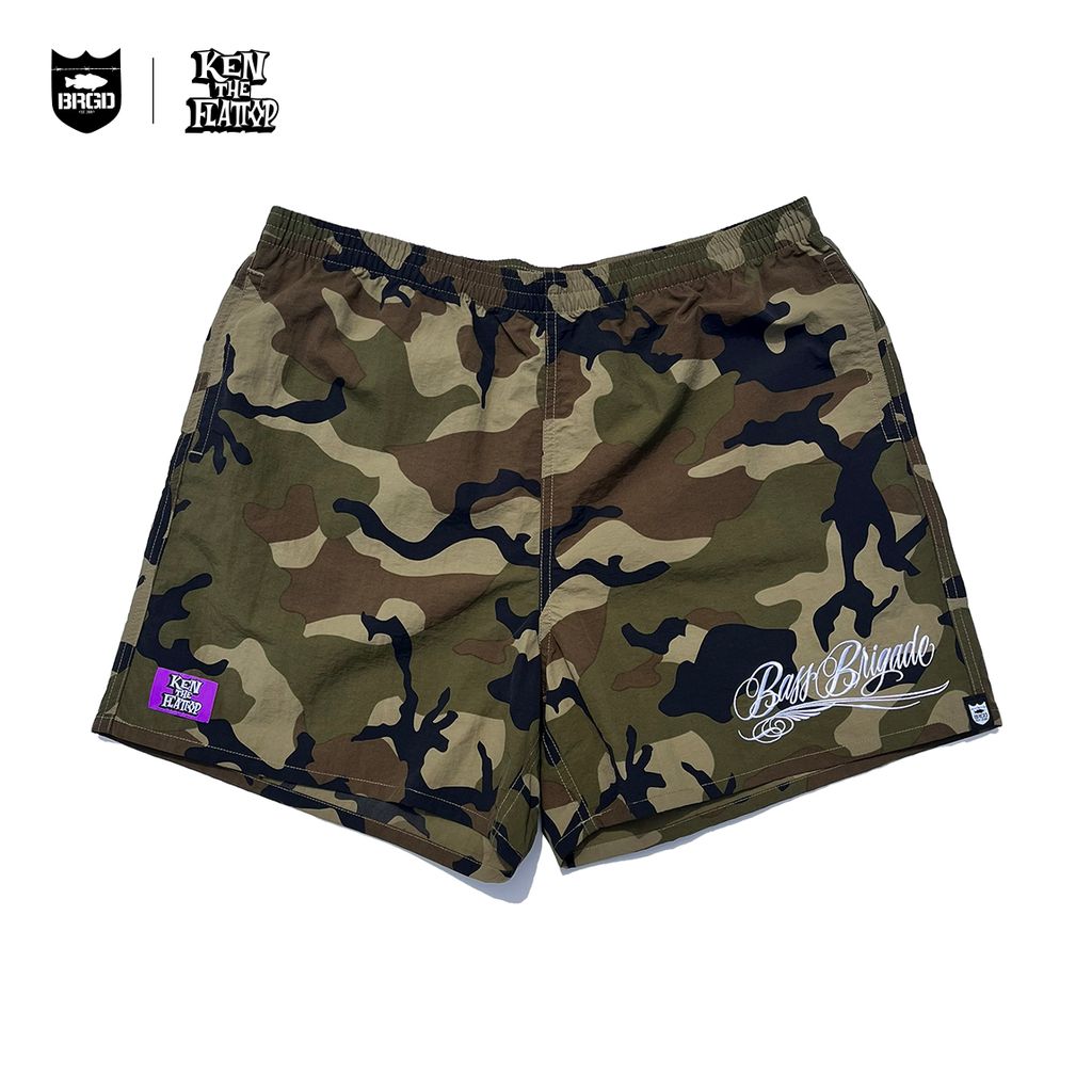 KTF x Bass Brigade Embroidery Nylon Shorts