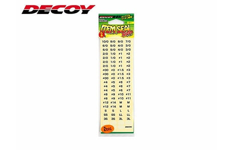 Decoy Item Seal Size Sticker C-1