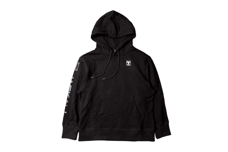 Logo latéral du sweat à capuche Jackall