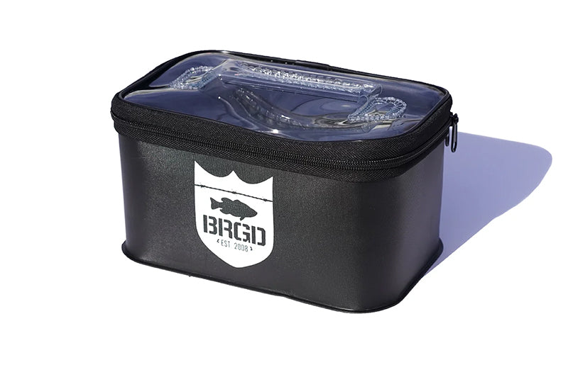Bass Brigade Shield Logo Tackle Case Black