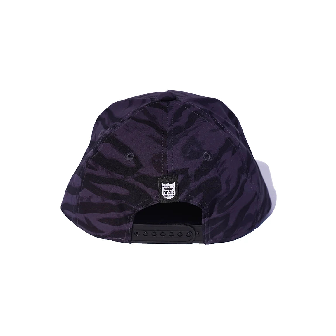 Bass Brigade BRGD Tiger Stripe Camo Vertical Logo Snapback Hat