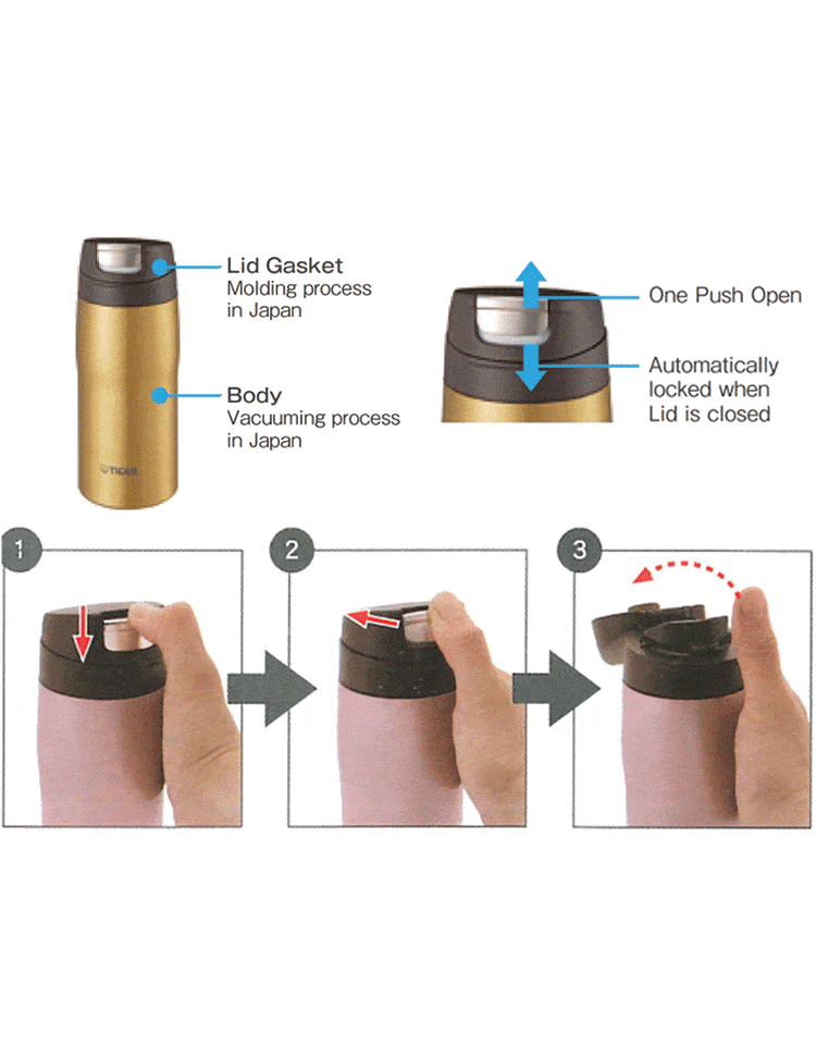 Tiger Stainless Bottle MJC