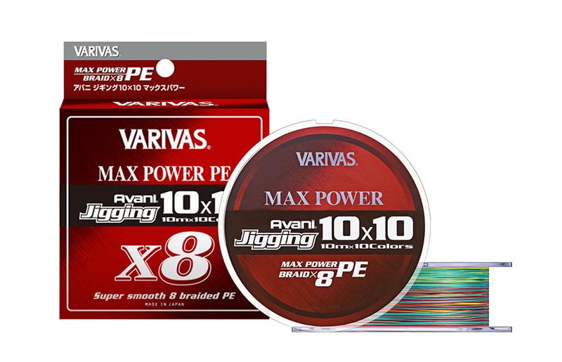 Varivas Avani Jiggin 10x10 Max Power PE geflochtene Schnur