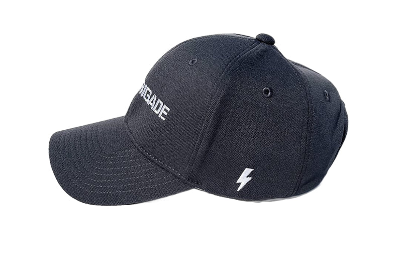 Bass Brigade Elite Weatherproof Snapback Hat Black