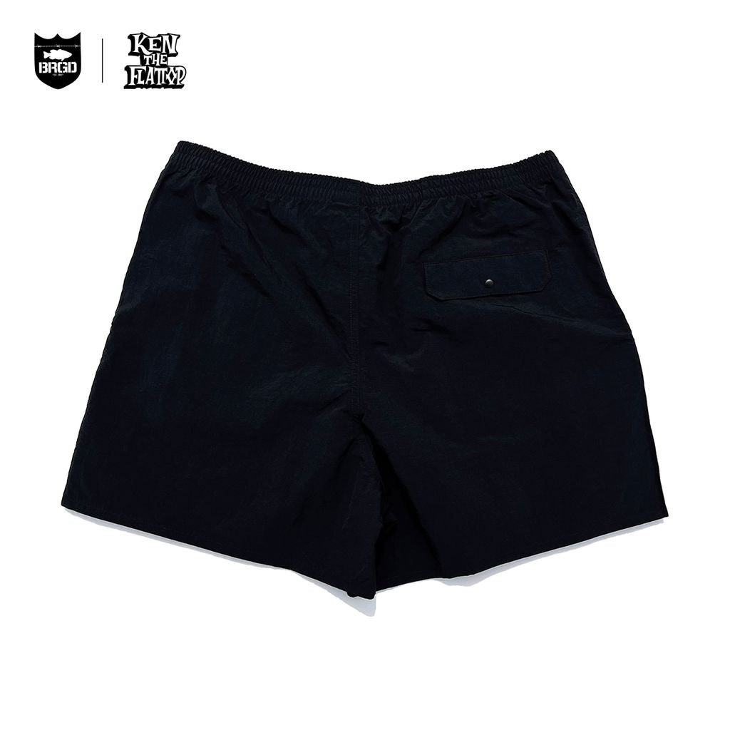 KTF x Bass Brigade Embroidery Nylon Shorts