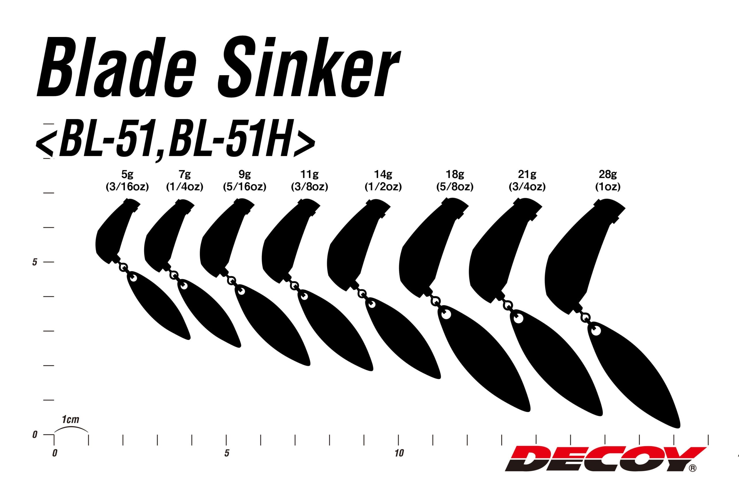 Plomb à lame leurre BL-51