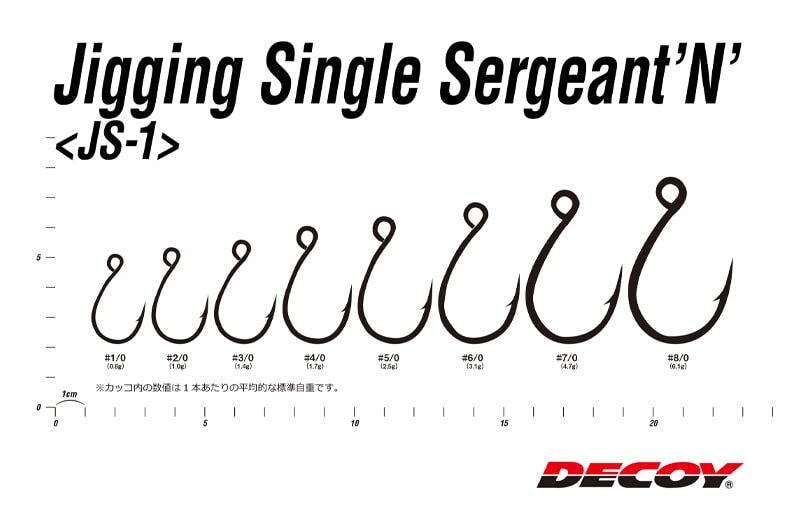 Leurre JS-1 Jigging Sergent unique N