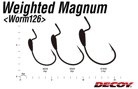 Decoy Weighted Magnum Worm 126