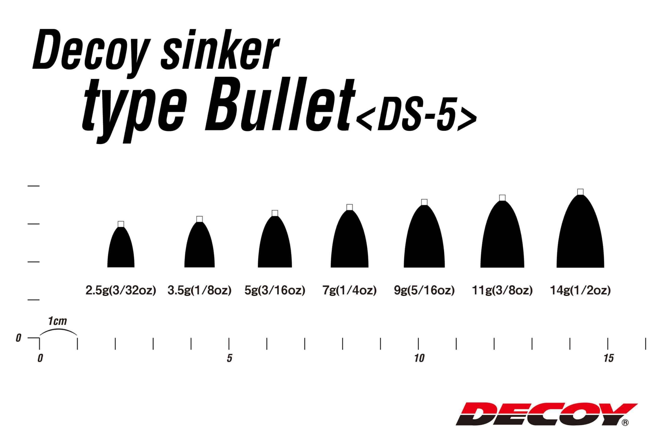 Decoy Sinker Type Bullet DS-5