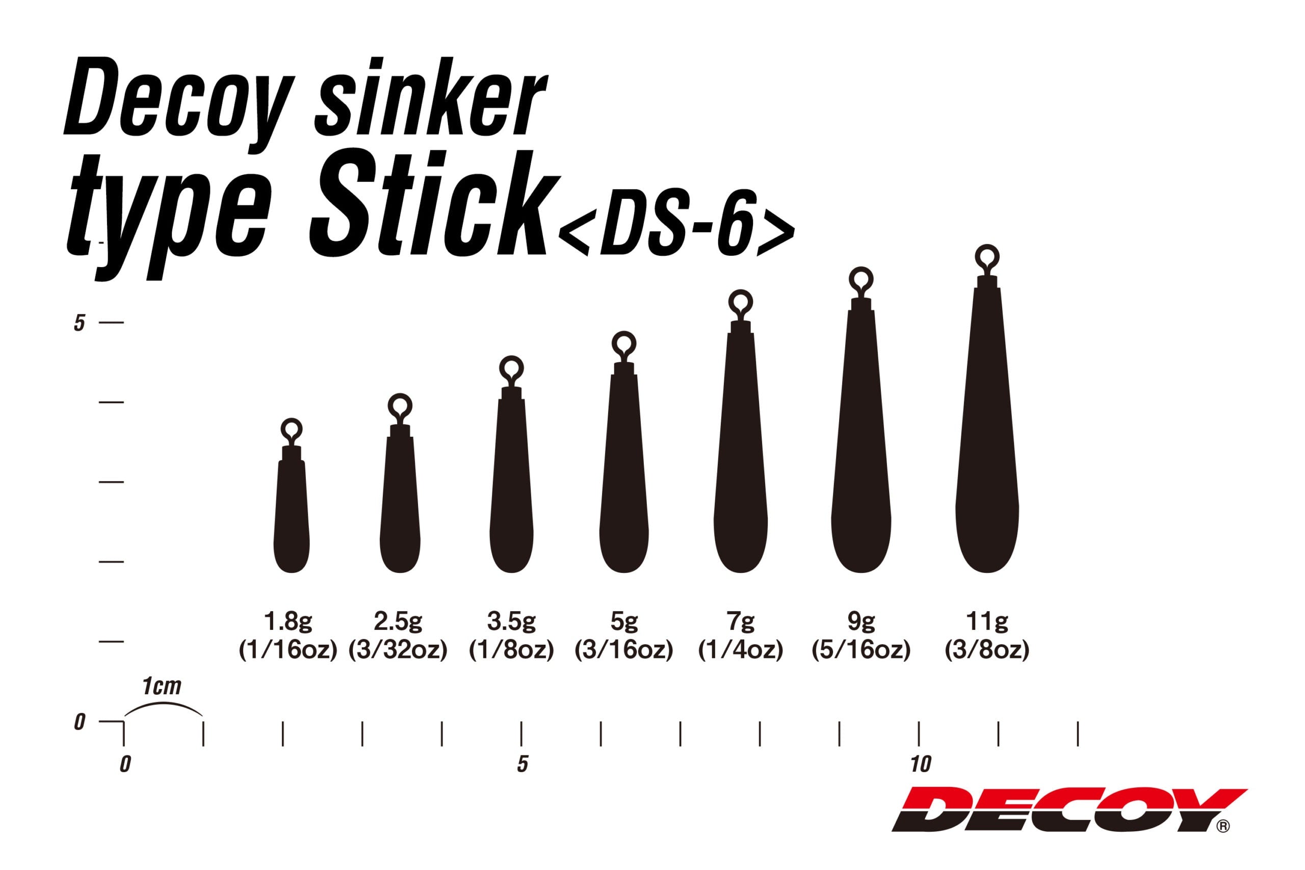 Decoy Sinker Type Stick DS-6