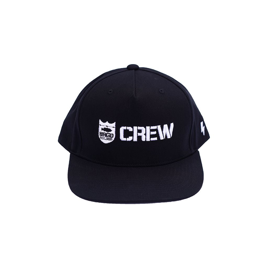 Bass Brigade Shield Crew Snapback Hat