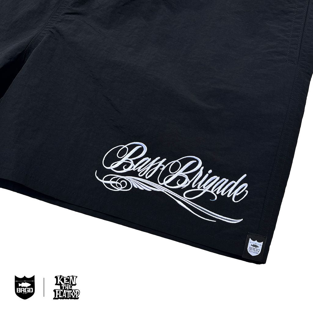 KTF x Bass Brigade Embroidery Nylon Shorts