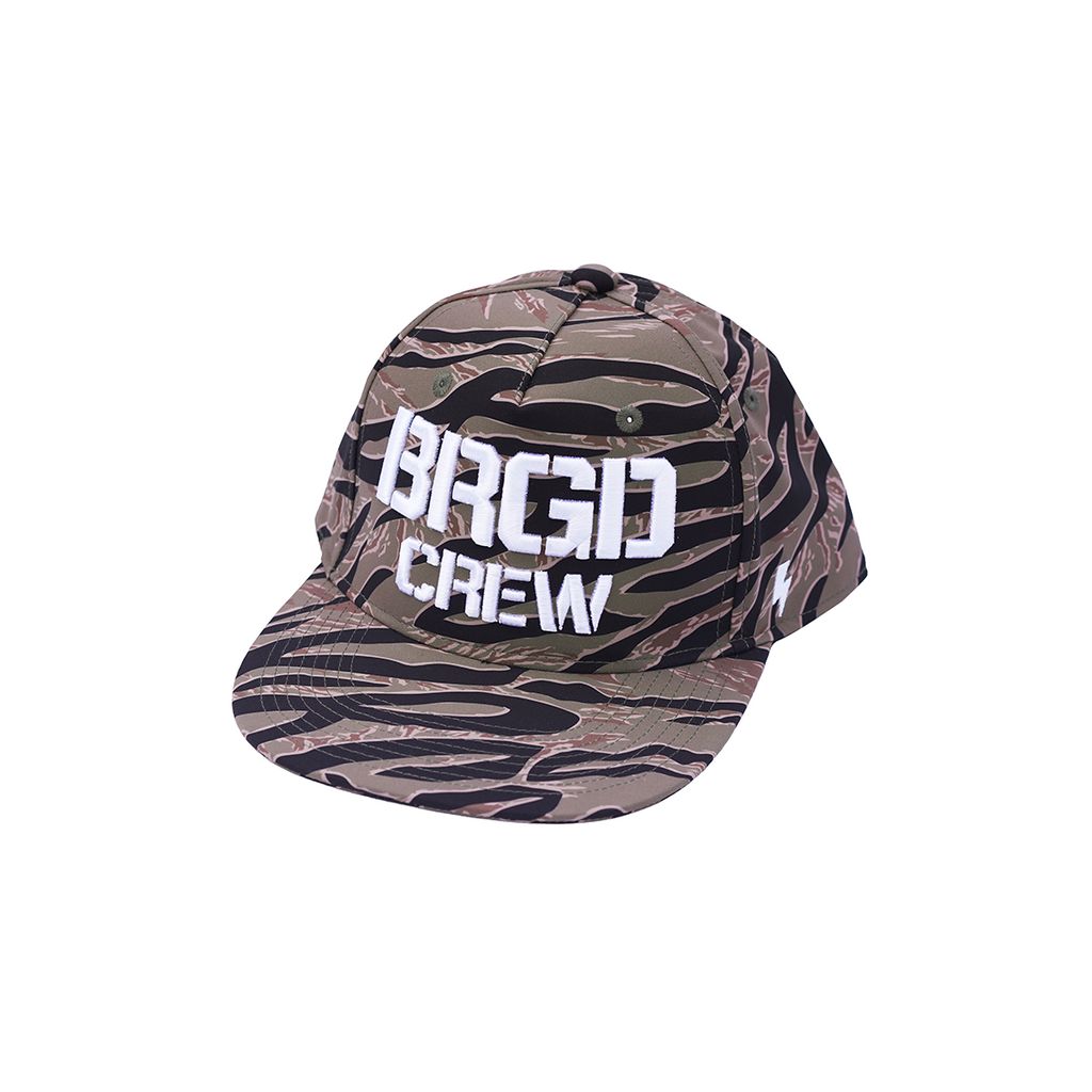 Bass Brigade BRGD Crew Snapback Hat Camo