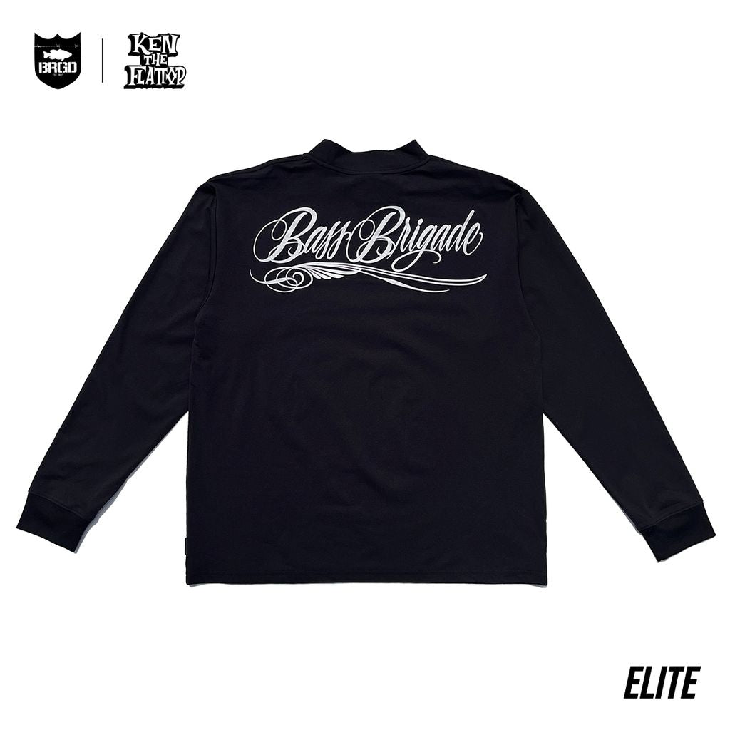 KTF x Bass Brigade Mock Neck Elite Dry L/S Tee