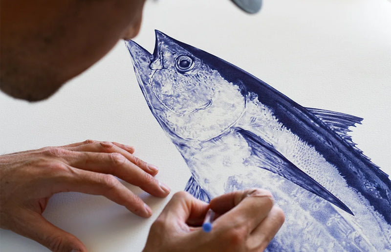 Malosi Fine Art Print - Longtail Tuna