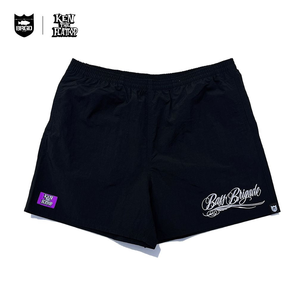 KTF x Bass Brigade Embroidery Nylon Shorts