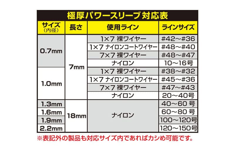 Owner Extra Thick Power Sleeve