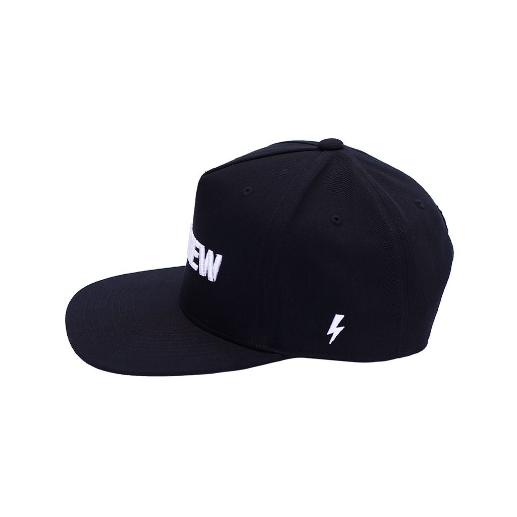 Bass Brigade Shield Crew Snapback Hat