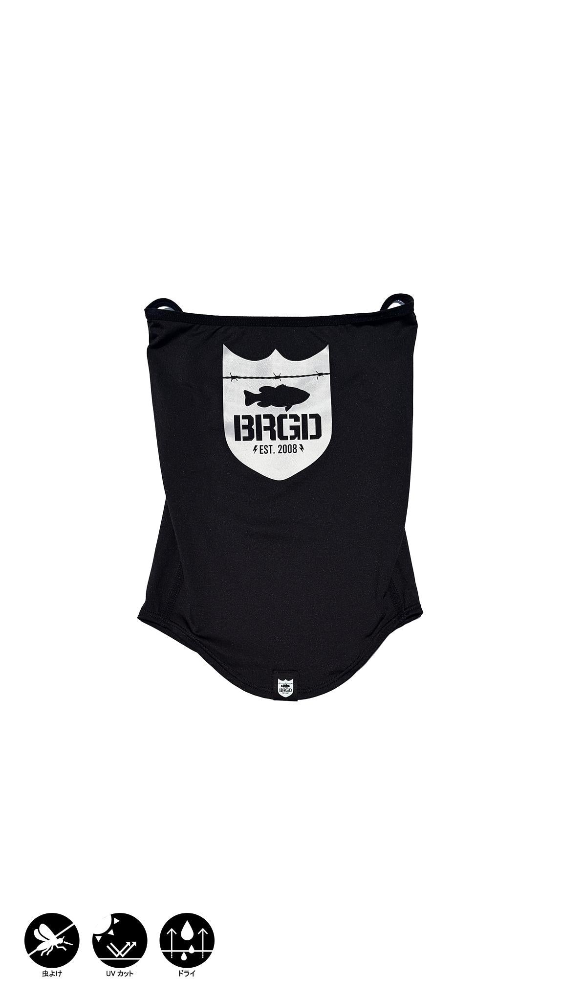 Bass Brigade BRGD Shield Dry Face Cover Black/White