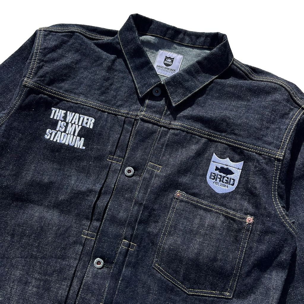 Bass Brigade BRGD Selvedge Denim Jacket WW II Model Indigo