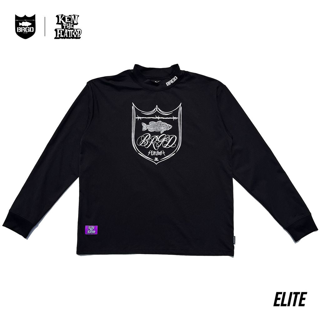 KTF x Bass Brigade Mock Neck Elite Dry L/S Tee