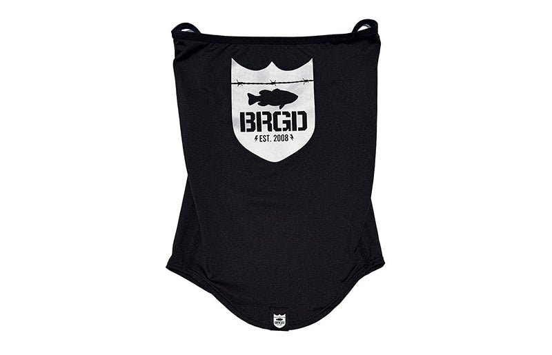 Bass Brigade BRGD Shield Dry Face Cover Black/White