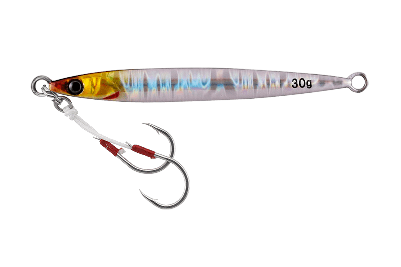 Leurre Métal Jackall Bambluz Short 250g – Gris Métallisé Magma – Pêche En Mer