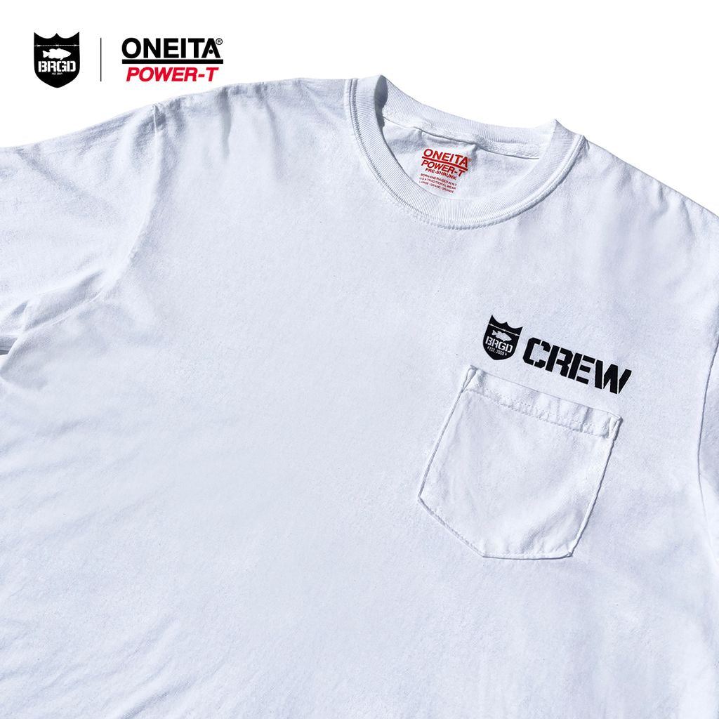 Oneita x Bass Brigade BRGD Crew Pigment Tee