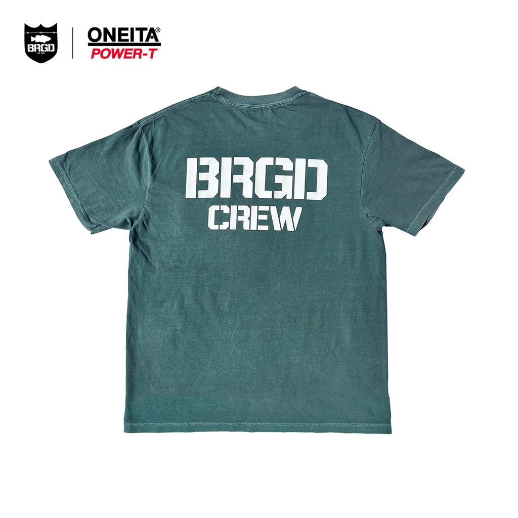 Oneita x Bass Brigade BRGD Crew Pigment Tee