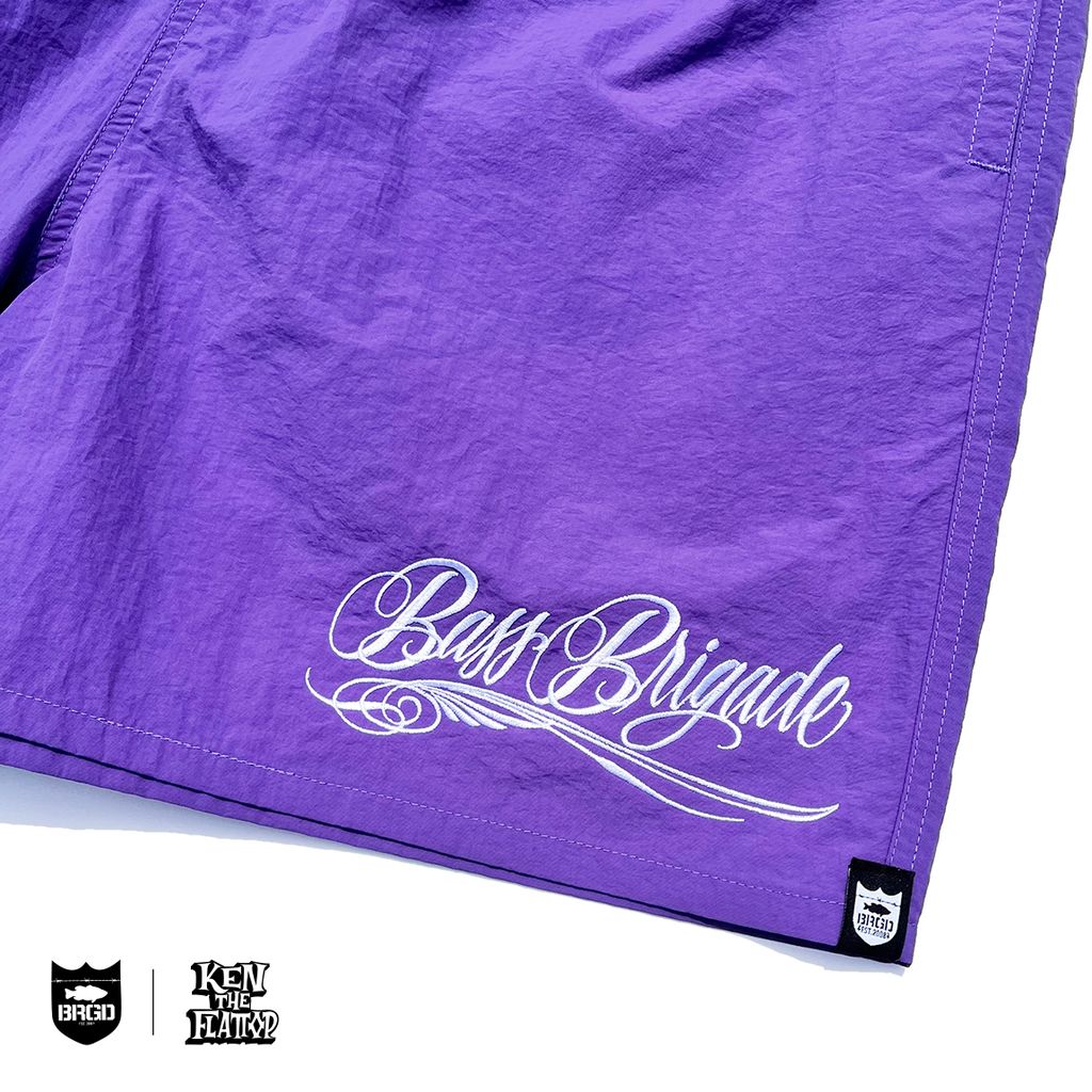 KTF x Bass Brigade Embroidery Nylon Shorts