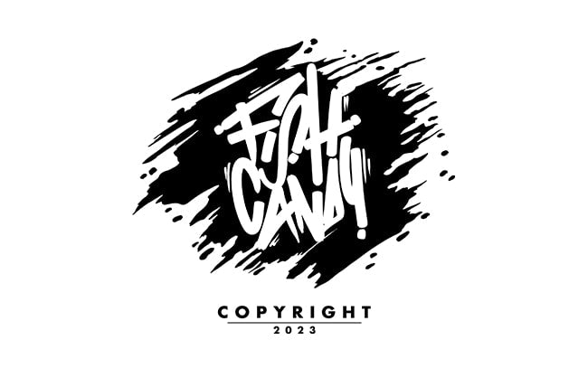 FishCandy Oversized T-Shirt "Copyright 2023"