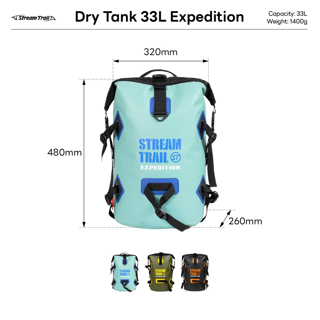 Stream Trail Dry Tank 33L EXP