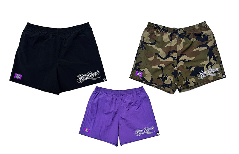 KTF x Bass Brigade Embroidery Nylon Shorts