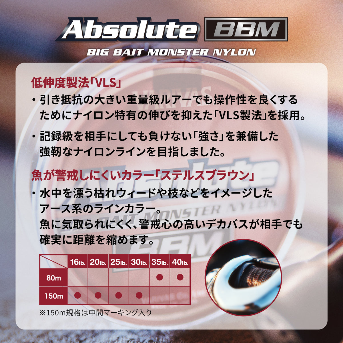 Varivas Absolute BBM Nylon