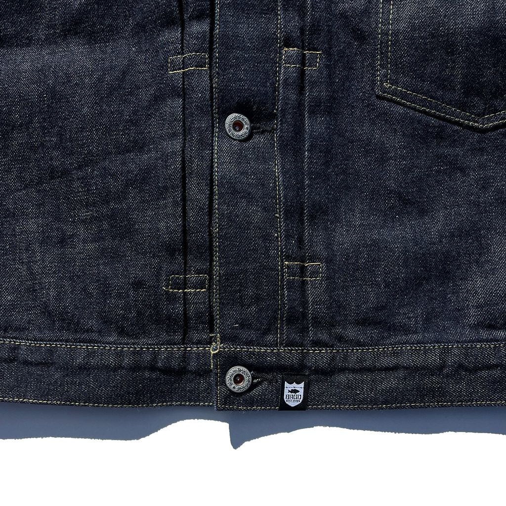 Bass Brigade BRGD Selvedge Denim Jacket WW II Model Indigo