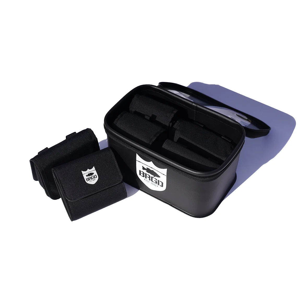 Bass Brigade Shield Logo Tackle Case Black