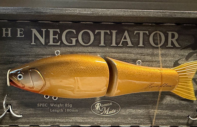 ルアー・フライ Roman Made THE NEGOTIATOR 180mm 85g LIMITED Roman Made Negotiator from Japan Glide wood swimbait rare