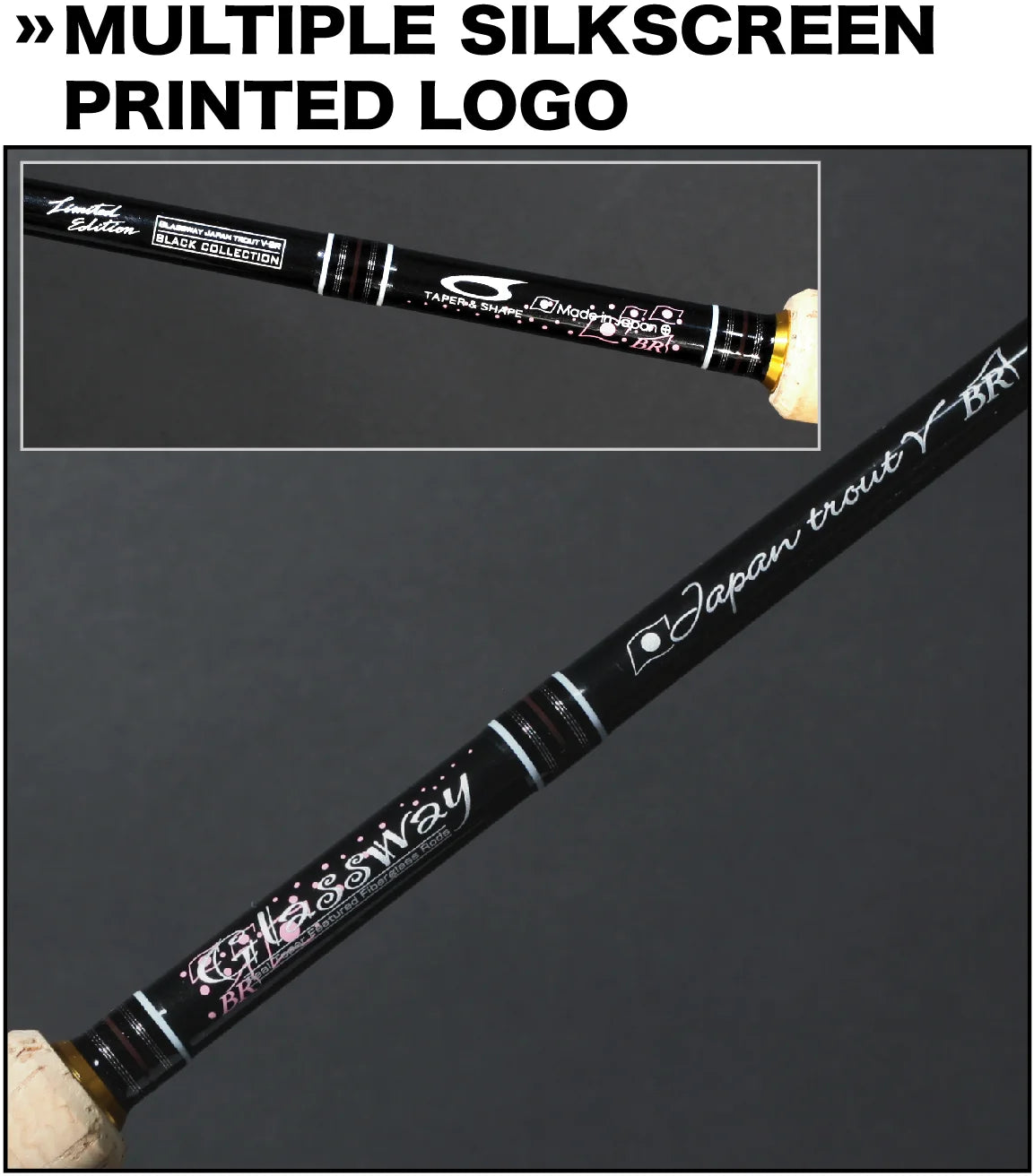 Taper & Shape Glassway Japan Trout V-BR Noir