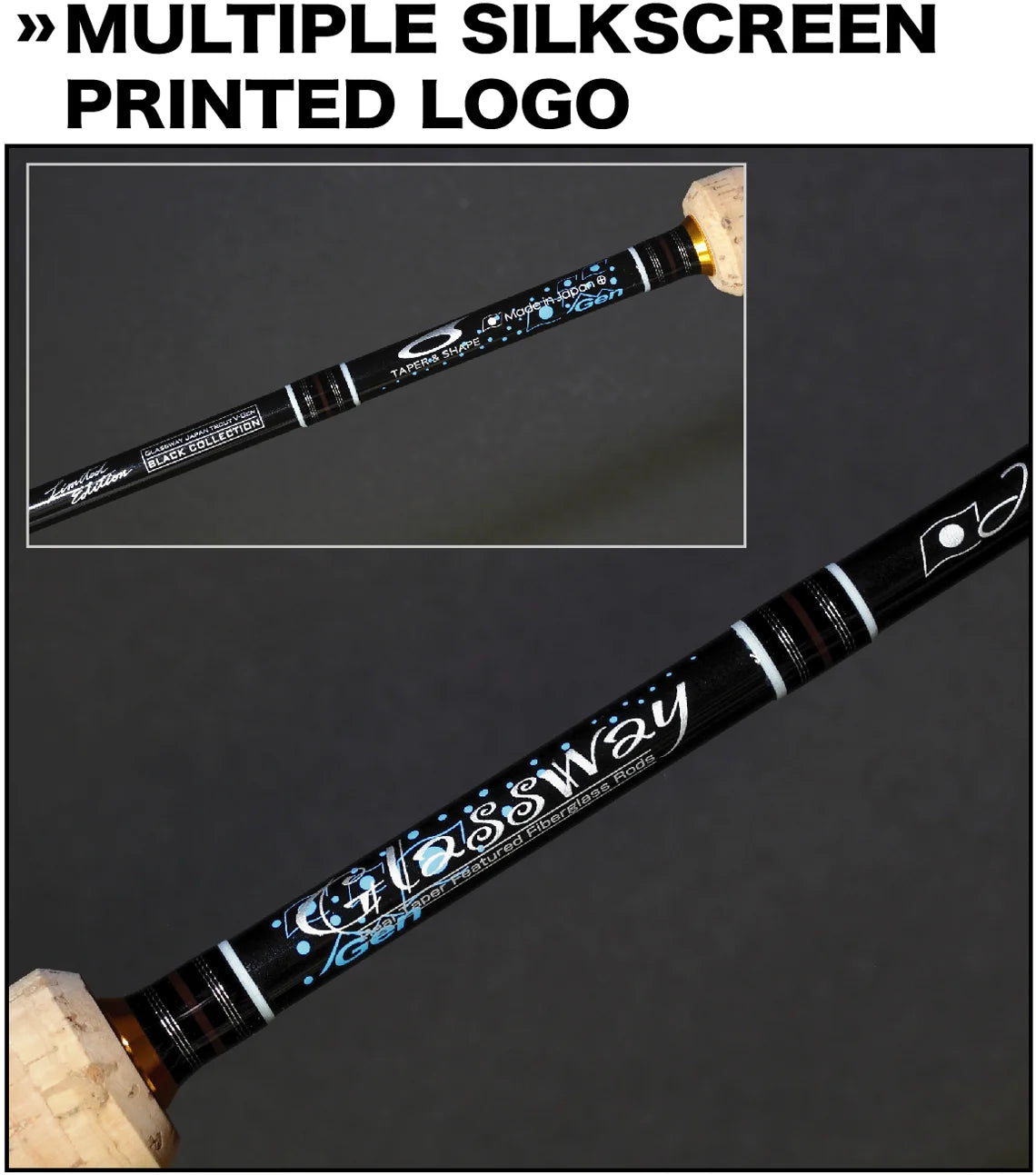 Taper & Shape Glassway Japan Trout V-Gen Black