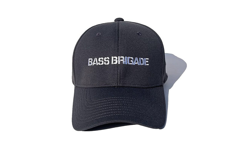 Bass Brigade Elite Weatherproof Snapback Hat Black