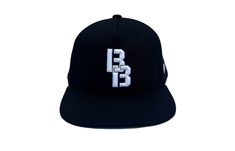 Bass Brigade Chain Logo Elite Weatherproof Snapback Hat Black