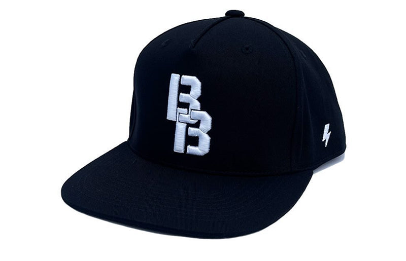 Bass Brigade Chain Logo Elite Weatherproof Snapback Hat Black