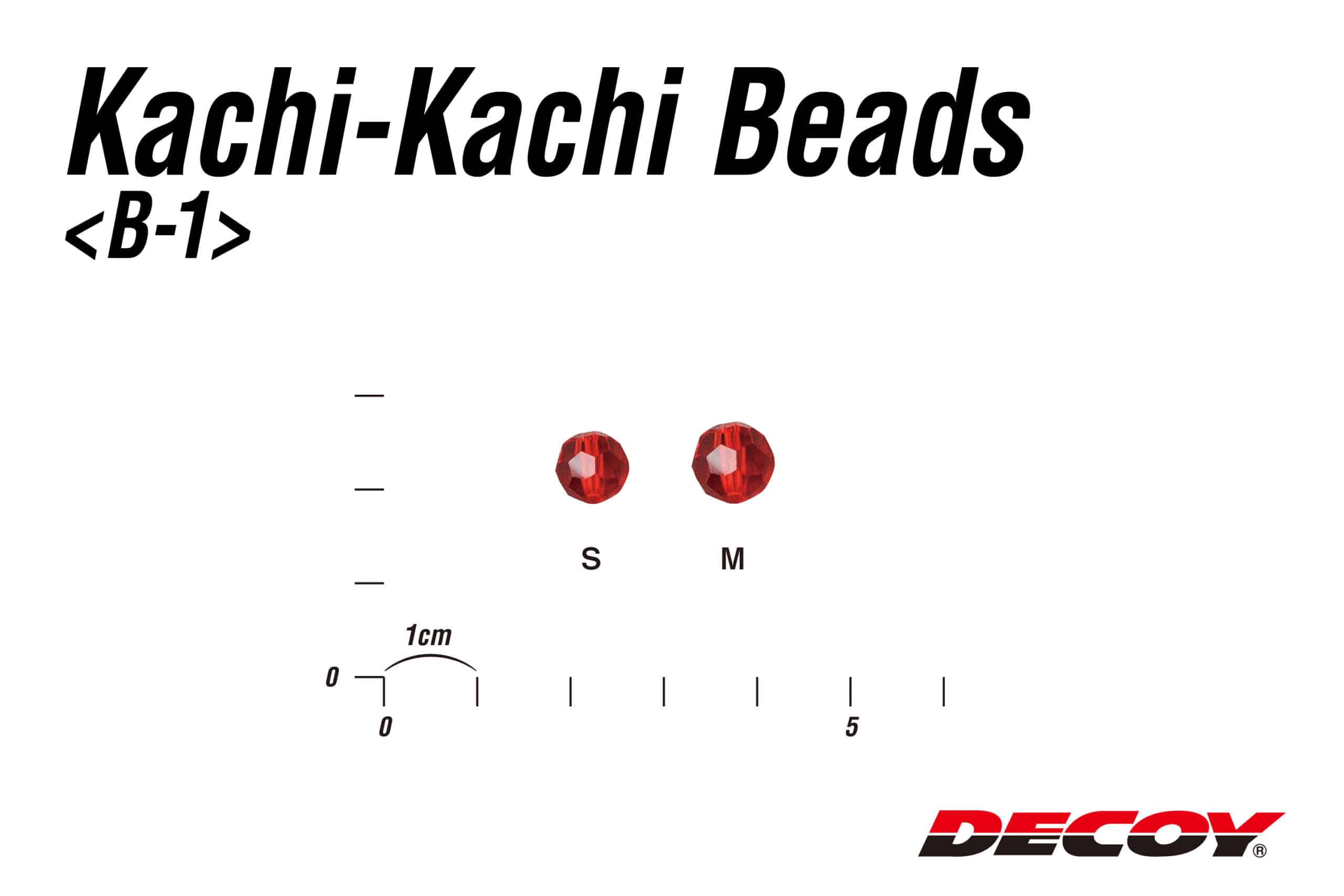 Perles De Verre Decoy Kachi Beads B-1 Taille S Transparente - Lot De 9 - Pour Pêche En Mer