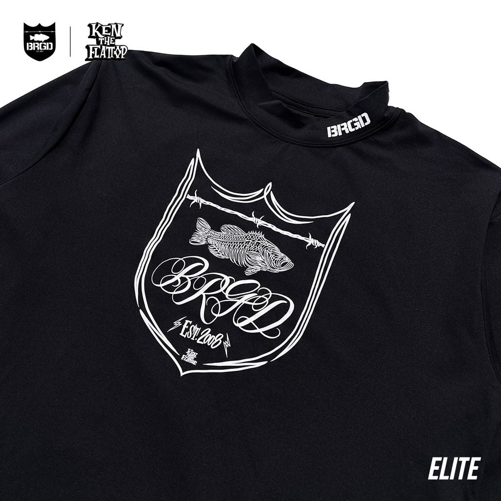 KTF x Bass Brigade Mock Neck Elite Dry L/S Tee