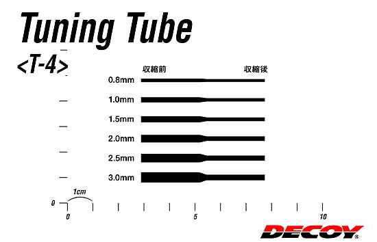 Tube d'accord de leurre T-4