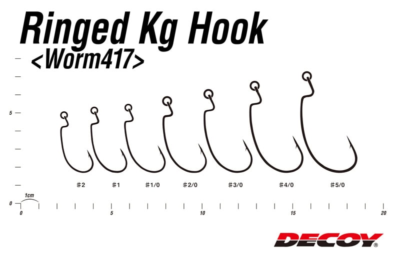 Decoy Worm417 Ringed Kg Hook