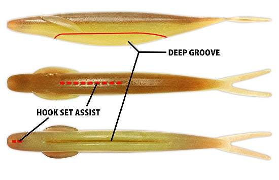 Deps Sakamata Shad 7" Real