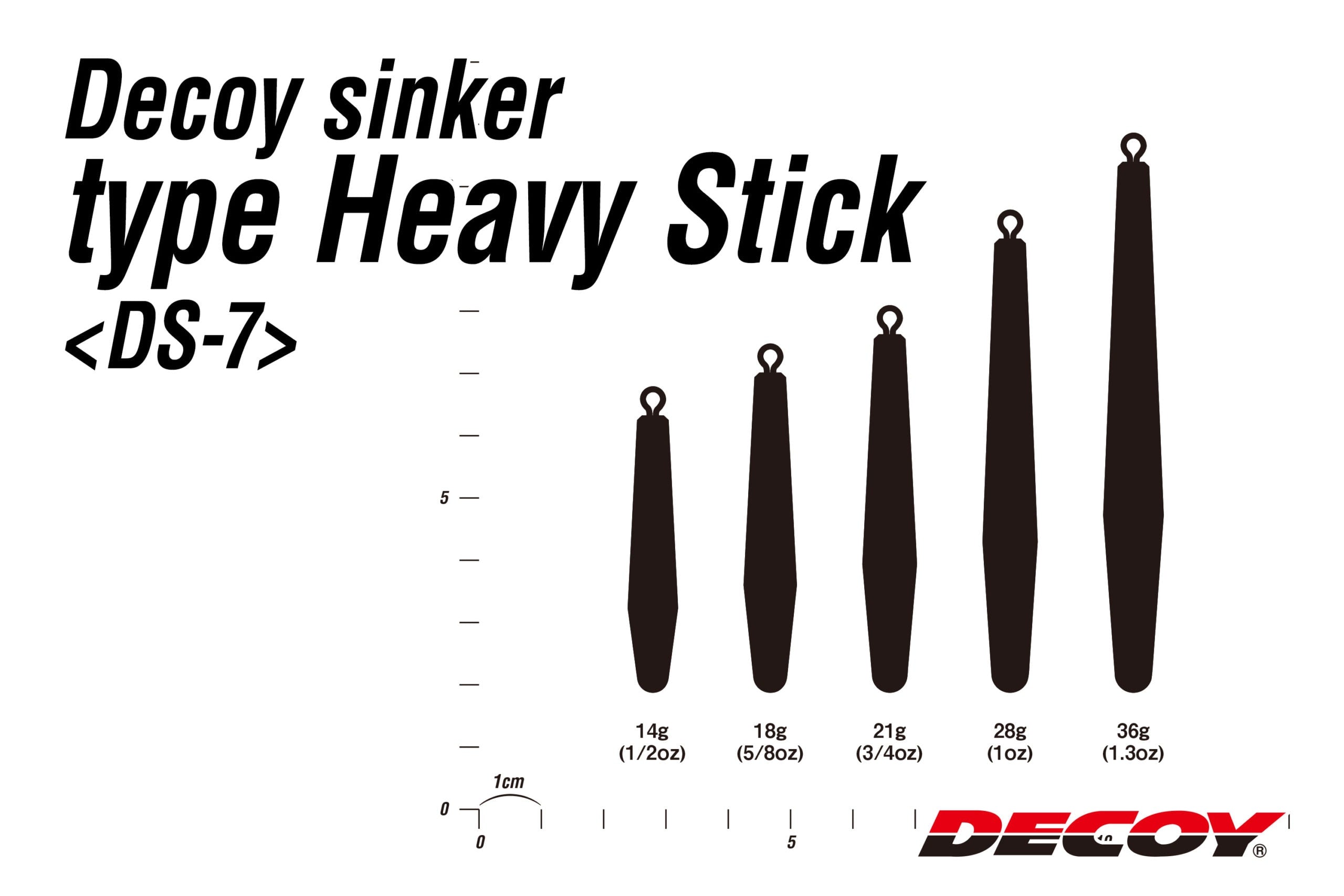 Decoy Sinker Heavy Stick DS-7