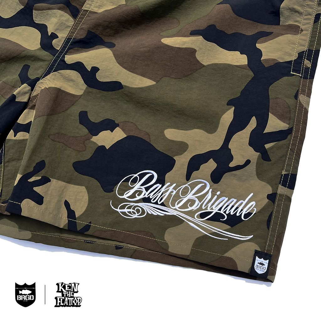 KTF x Bass Brigade Embroidery Nylon Shorts